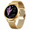 Smartwatch Gravity Biało Złoty 2 Paski GT25-2 PRO Gravity
