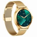 Smartwatch Gravity Biało Złoty 2 Paski GT25-2 PRO Gravity