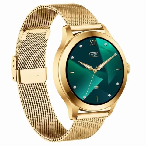 Smartwatch Gravity Biało Złoty 2 Paski GT25-2 PRO Gravity