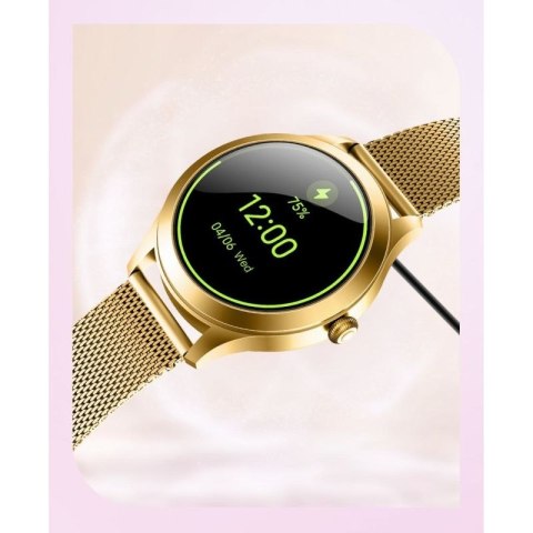 Smartwatch Gravity Biało Złoty 2 Paski GT25-2 PRO Gravity