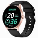 Smartwatch Gravity Czarno Różowy GT2-2 PRO Gravity