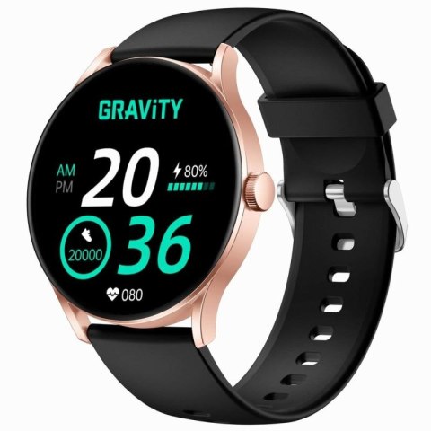 Smartwatch Gravity Czarno Różowy GT2-2 PRO Gravity