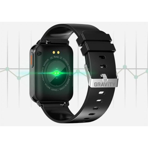 Smartwatch Gravity Czarny 2 Paski GT17-7 Gravity