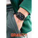 Smartwatch Gravity Czerwono Czarny 2 Paski GT17-10 Gravity
