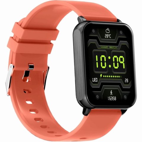 Smartwatch Gravity Czerwono Czarny 2 Paski GT17-10 Gravity