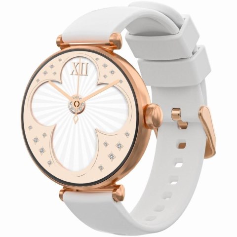 Smartwatch Gravity Różowe Złoto Biały 2 Paski GT26-2 Gravity