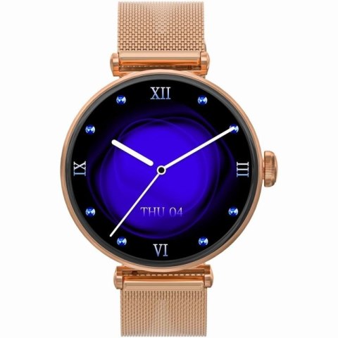 Smartwatch Gravity Różowe Złoto Biały 2 Paski GT26-2 Gravity