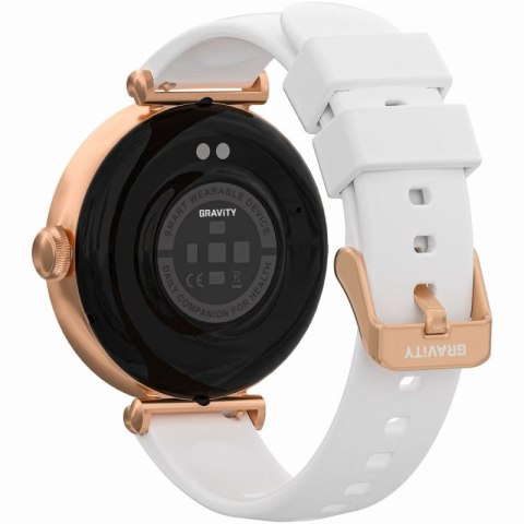 Smartwatch Gravity Różowe Złoto Biały 2 Paski GT26-2 Gravity