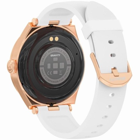 Smartwatch Gravity Różowe Złoto Biały GT25-4 Gravity