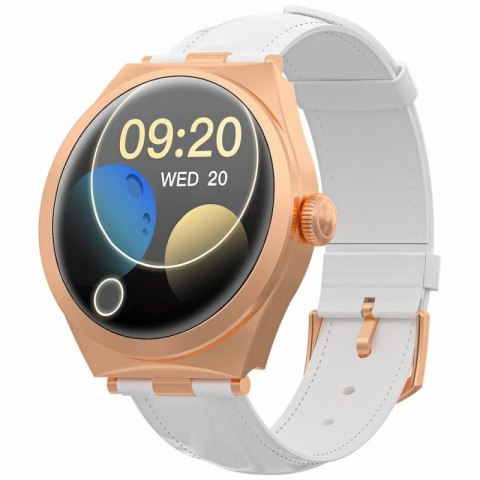 Smartwatch Gravity Różowe Złoto Biały GT25-5 Gravity