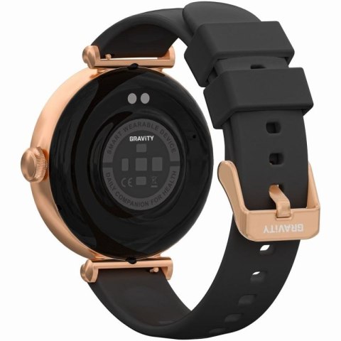 Smartwatch Gravity Różowe Złoto Czarny 2 Paski GT26-3 Gravity