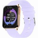 Smartwatch Gravity Różowe Złoto Fioletowy 2 Paski GT17-3 Gravity