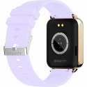 Smartwatch Gravity Różowe Złoto Fioletowy 2 Paski GT17-3 Gravity