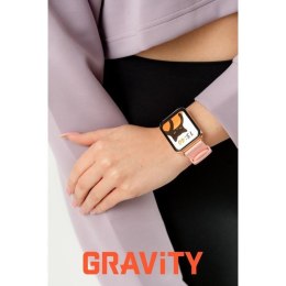 Smartwatch Gravity Różowe Złoto Różowy 2 Paski GT17-1 Gravity