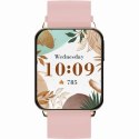 Smartwatch Gravity Różowe Złoto Różowy 2 Paski GT17-1 Gravity