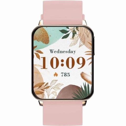 Smartwatch Gravity Różowe Złoto Różowy 2 Paski GT17-1 Gravity