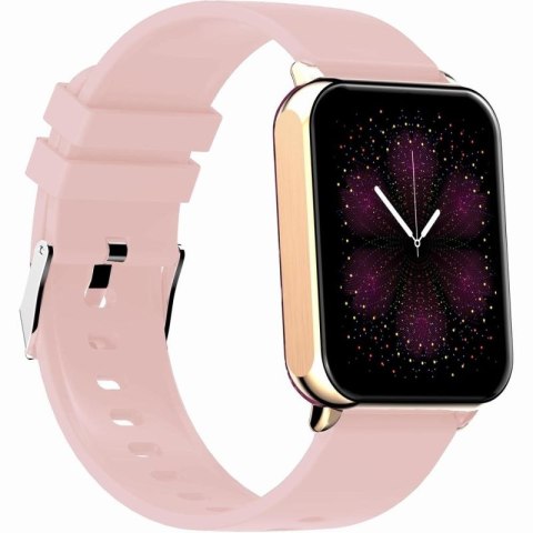 Smartwatch Gravity Różowe Złoto Różowy 2 Paski GT17-1 Gravity