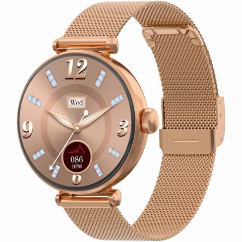 Smartwatch Gravity Różowe Złoto Różowy 2 Paski GT26-1 Gravity