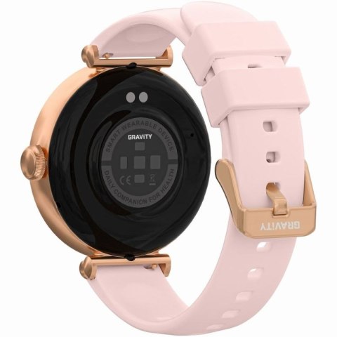 Smartwatch Gravity Różowe Złoto Różowy 2 Paski GT26-1 Gravity