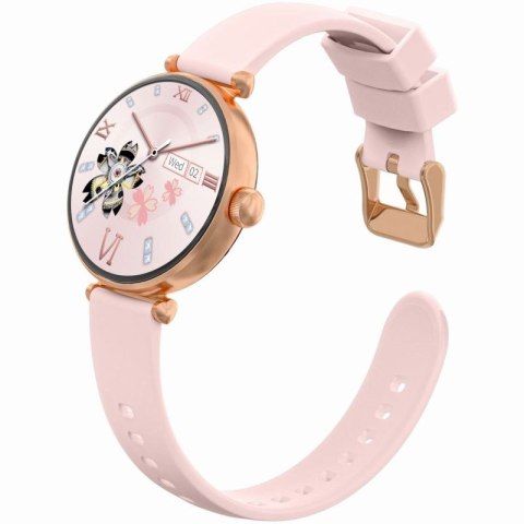 Smartwatch Gravity Różowe Złoto-srebrny Różowy 2 Paski GT26-4 Gravity