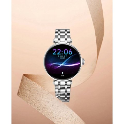 Smartwatch Gravity Srebrno Czarny 2 Paski GT26-9 Gravity