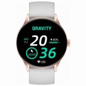 Smartwatch Gravity Szaro Różowy GT2-3 PRO Gravity