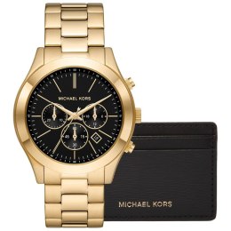 Zegarek Męski + Etui na karty MICHAEL KORS MK1076SET + BOX Michael Kors