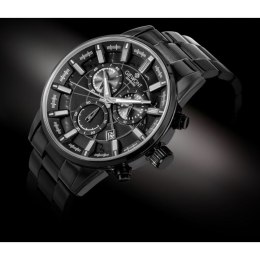 Zegarek Męski Giewont Chronograph Sapphire Czarny GW4580-B1 Giewont
