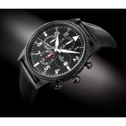Zegarek Męski Giewont Chronograph Sapphire Czarny GW5630-A1 Giewont