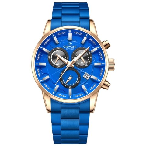 Zegarek Męski Giewont Chronograph Sapphire Niebieski GW4580-B5 Giewont
