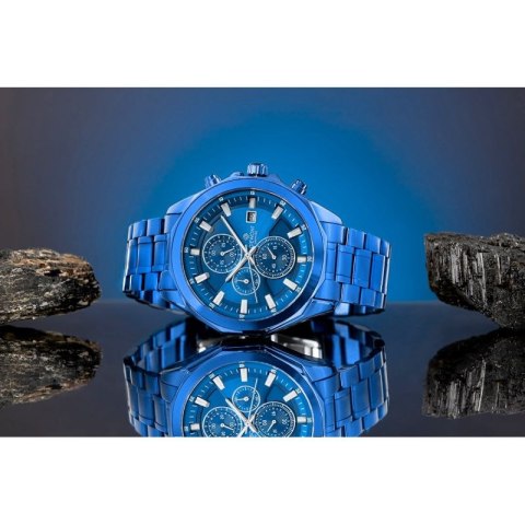 Zegarek Męski Giewont Chronograph Sapphire Niebieski GW7290-B5 Giewont
