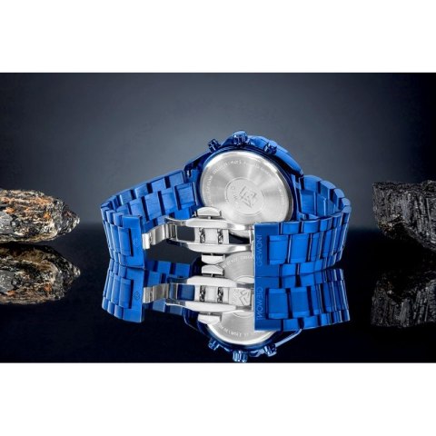 Zegarek Męski Giewont Chronograph Sapphire Niebieski GW7290-B5 Giewont