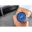 Zegarek Męski Giewont Chronograph Sapphire Srebrno Niebieski GW7290-B3 Giewont