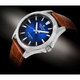 Zegarek Męski Giewont Elegance Sapphire Brązowo Niebieski GW5160-A7 Giewont