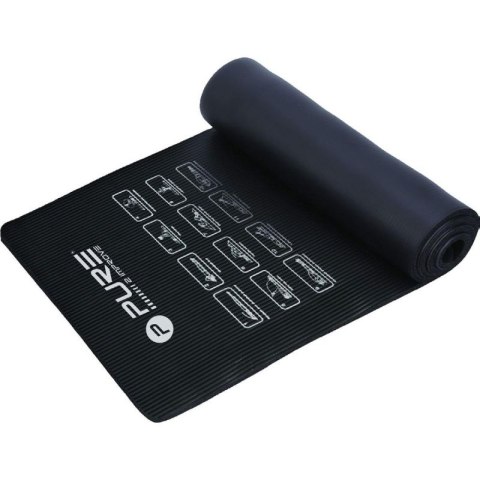 MATA DO ĆWICZEŃ NBR CZARNA 183x58x1CM PURE 2 IMPORVE Pure 2 Improve