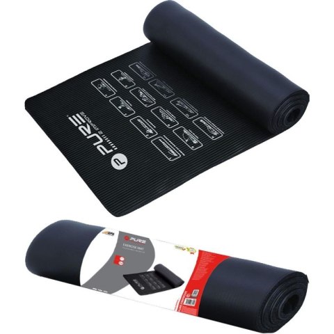 MATA DO ĆWICZEŃ NBR CZARNA 183x58x1CM PURE 2 IMPORVE Pure 2 Improve