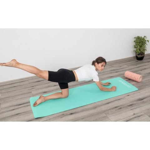 MATA DO JOGI I FITNESS TPE ANTYPOŚLIZGOWA MIĘTOWO-SZARA ENERO FIT Enero