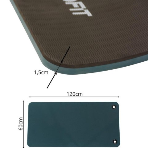 MATA FITNESS KLUBOWA Z OTWORAMI 120x60x2CM ENERO FIT Enero