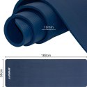 MATA FITNESS NBR ANTYPOŚLIZGOWA 183x60x1CM NIEBIESKA + POKROWIEC ENERO FIT Enero