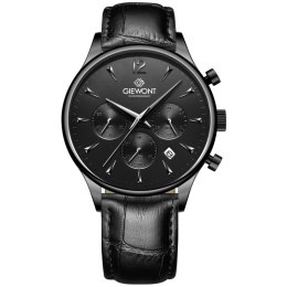 Zegarek Męski Giewont Chronograph Sapphire Czarny GW6310-A1 Giewont