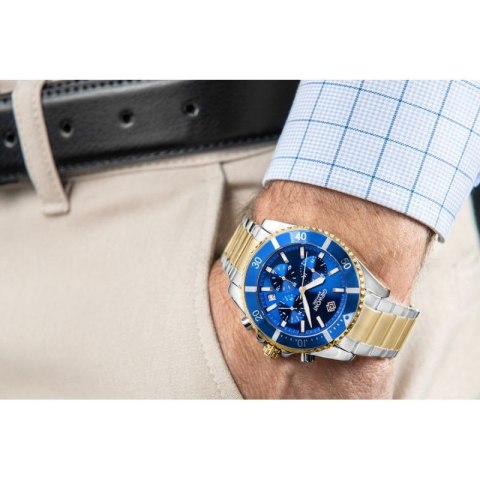 Zegarek Męski Giewont Chronograph Sapphire Multikolor GW3970-B5 Giewont