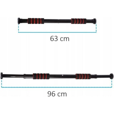 DRĄŻEK ROZPOROWY REGULACJĄ 63-96CM XQMAX CZARNY XQMAX