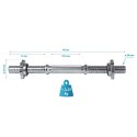 GRYF KRÓTKI 40 CM + ZACISKI ENERO FIT fi28 MM Enero