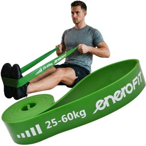 GUMA TAŚMA OPOROWA POWER BAND 25-60KG ZIELONA ENERO FIT Enero