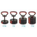 HANTLA KOMPOZYTOWA KETTLEBELL 10KG (4x2,5KG) EB FIT EB FIT