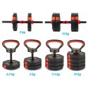 HANTLA KOMPOZYTOWA KETTLEBELL PRZYRZĄD DO POMPEK 3W1 10KG EB FIT EB FIT
