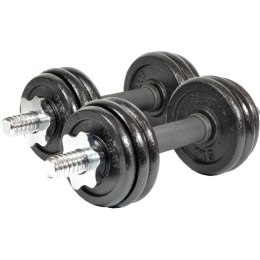HANTLA ŻELIWNA 15 KG ( 2x7.5 KG ) WALIZKA ENERO FIT Enero