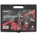 HANTLA ŻELIWNA 19 KG ( 2x9.5 KG ) WALIZKA ENERO FIT Enero