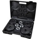HANTLA ŻELIWNA 19 KG ( 2x9.5 KG ) WALIZKA ENERO FIT Enero