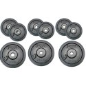 OBCIĄŻENIE ŻELIWNE CZARNE 10 KG BEST SPORTING fi 30mm BEST SPORTING